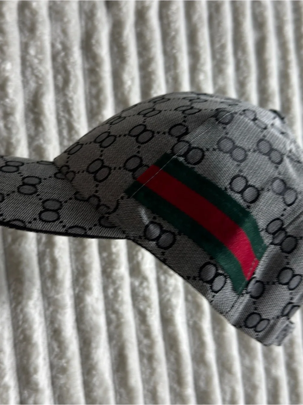 GUCCI Baseball Cap Men's grey GG Campus one size